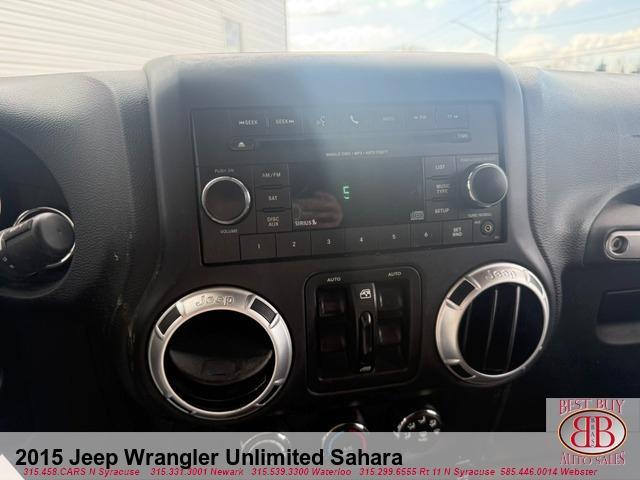 used 2015 Jeep Wrangler Unlimited car, priced at $16,995