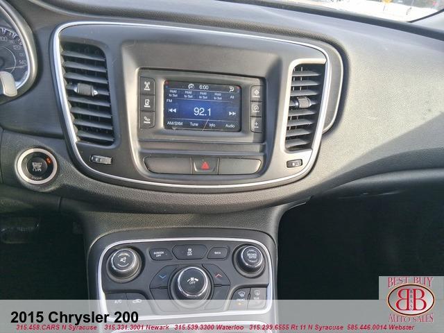 used 2015 Chrysler 200 car, priced at $9,995