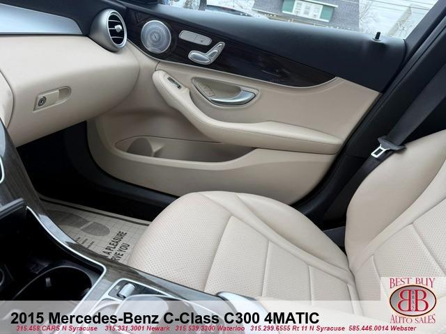 used 2015 Mercedes-Benz C-Class car, priced at $14,995