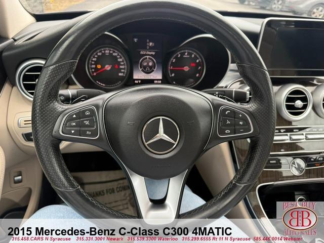 used 2015 Mercedes-Benz C-Class car, priced at $14,995