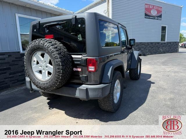 used 2016 Jeep Wrangler car, priced at $16,995