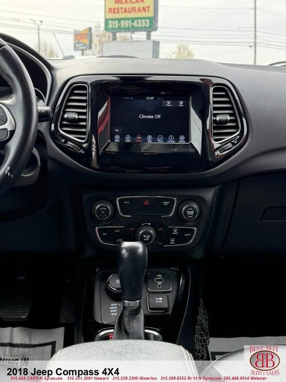 used 2018 Jeep Compass car, priced at $14,995
