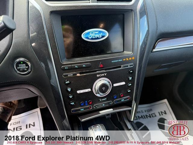 used 2018 Ford Explorer car, priced at $16,995