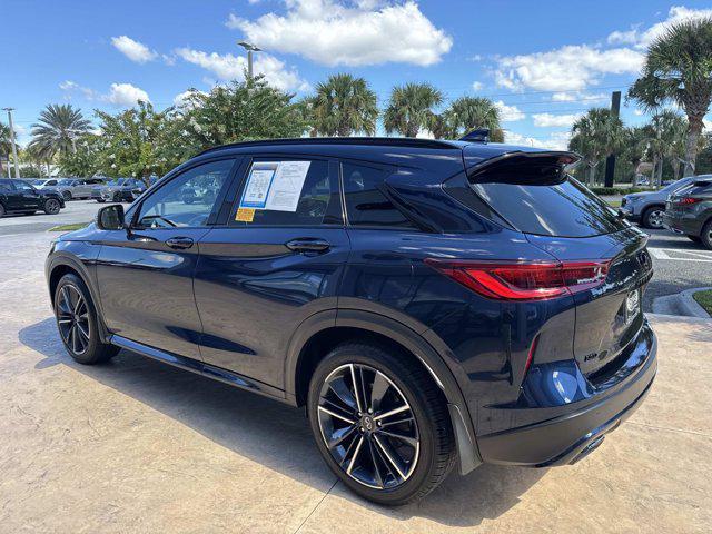 used 2025 INFINITI QX50 car, priced at $38,420