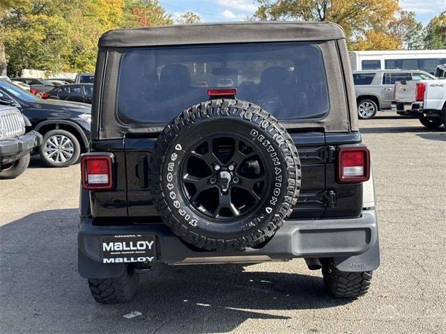 used 2021 Jeep Wrangler car, priced at $24,900