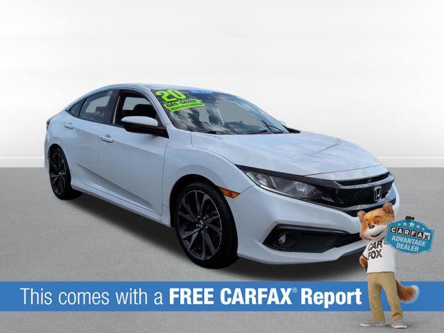 used 2020 Honda Civic car, priced at $19,500