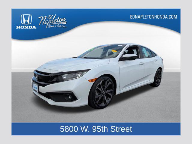 used 2020 Honda Civic car, priced at $19,500