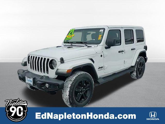 used 2021 Jeep Wrangler Unlimited car, priced at $29,500