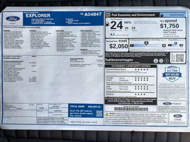 new 2026 Ford Explorer car, priced at $48,133