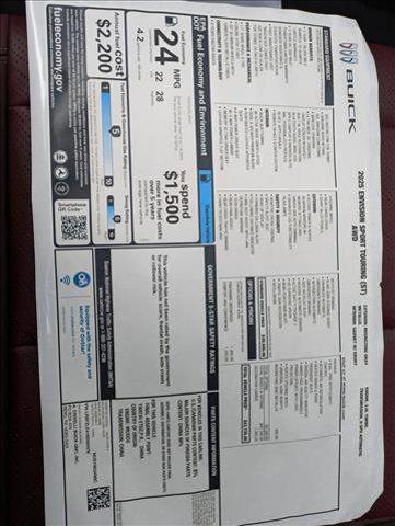 new 2025 Buick Envision car, priced at $41,796