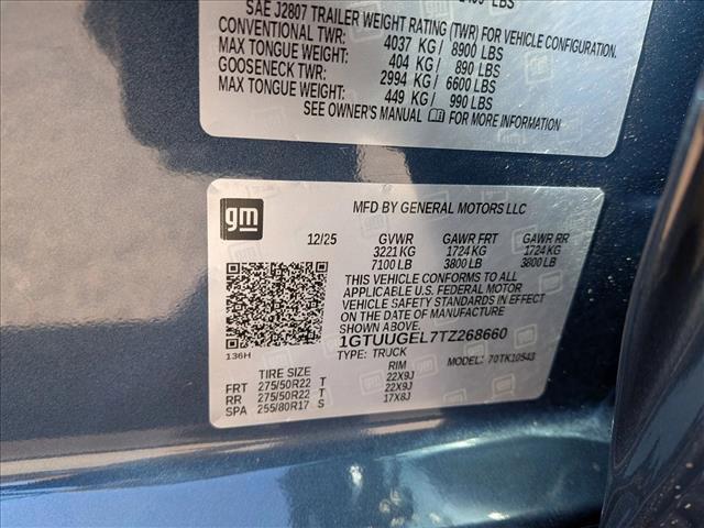 new 2026 GMC Sierra 1500 car, priced at $77,704