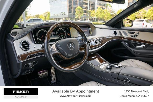 used 2015 Mercedes-Benz S-Class car, priced at $29,990