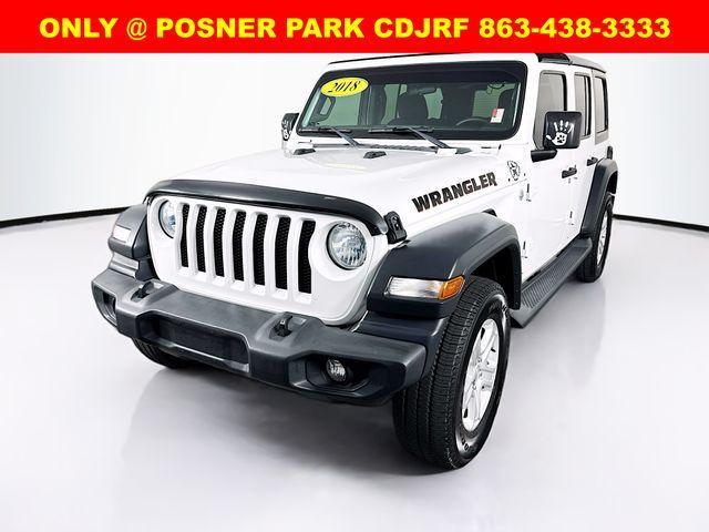 used 2018 Jeep Wrangler Unlimited car, priced at $23,499