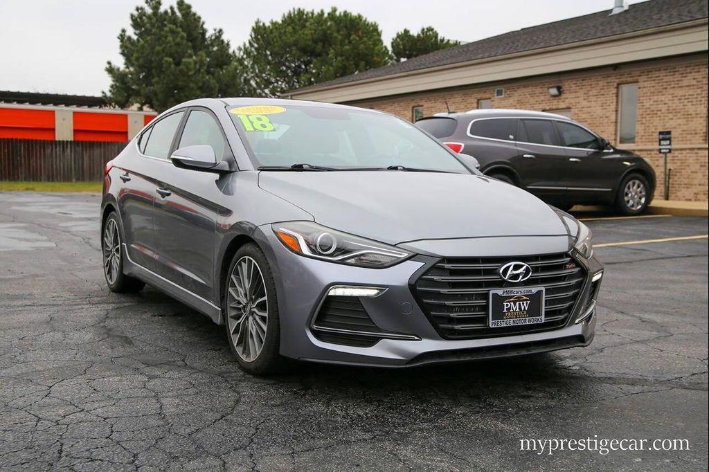 used 2018 Hyundai Elantra car, priced at $9,633
