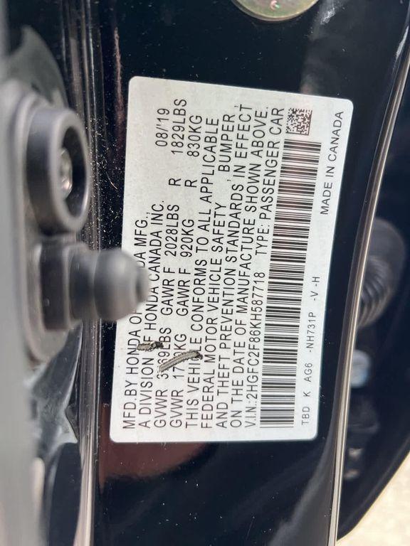 used 2019 Honda Civic car, priced at $19,587