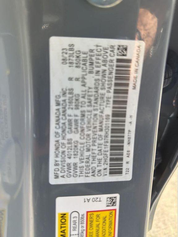 used 2024 Honda Civic car, priced at $30,817