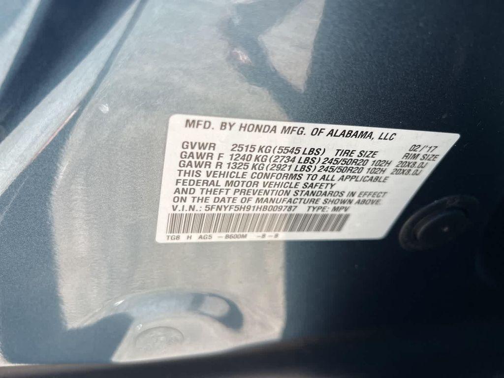 used 2017 Honda Pilot car, priced at $16,857