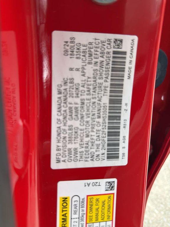 used 2025 Honda Civic car, priced at $25,635