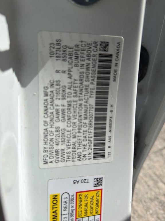 used 2024 Honda Civic car, priced at $25,314