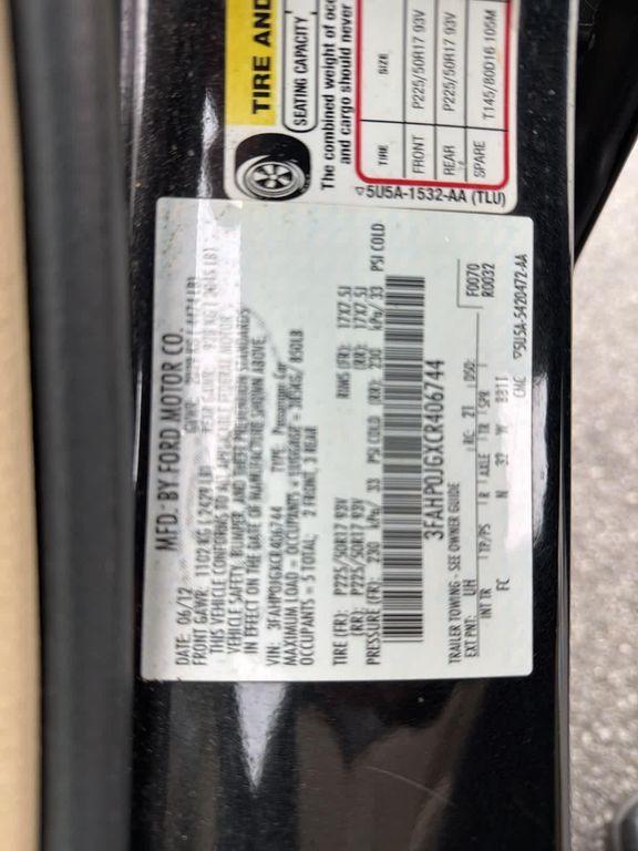 used 2012 Ford Fusion car, priced at $9,144