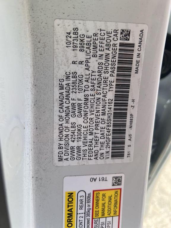 used 2025 Honda Civic Hybrid car, priced at $28,142