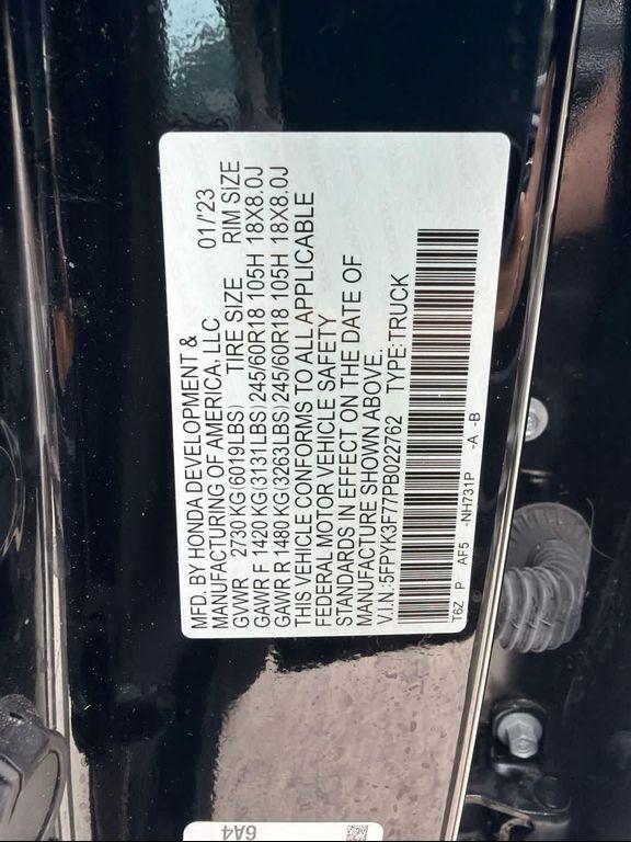 used 2023 Honda Ridgeline car, priced at $35,551
