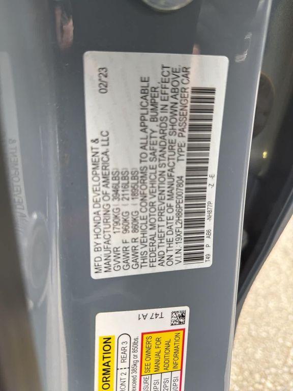 used 2023 Honda Civic car, priced at $25,094