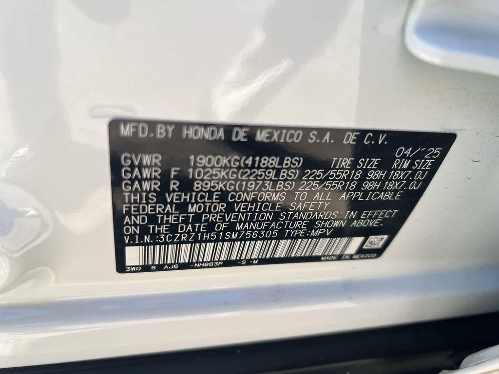 used 2025 Honda HR-V car, priced at $28,125