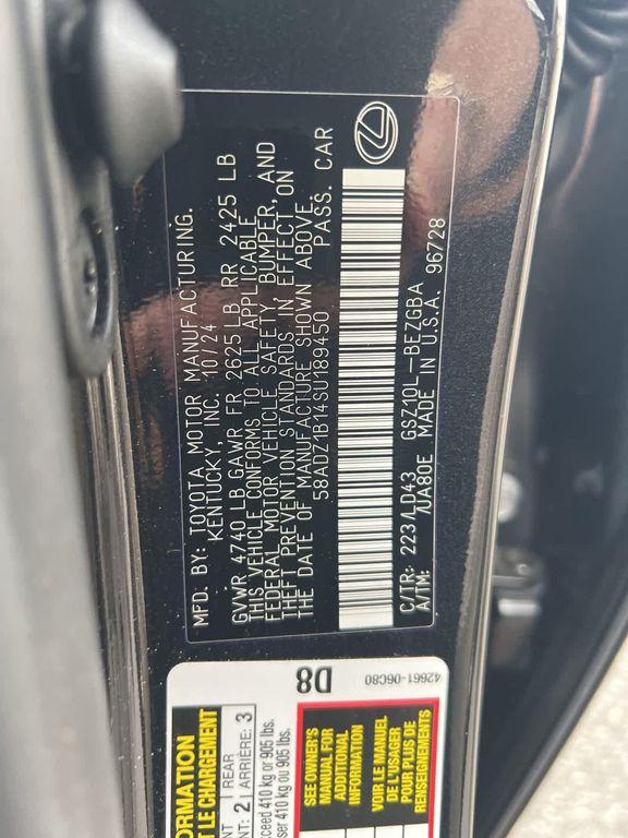 used 2025 Lexus ES 350 car, priced at $41,738