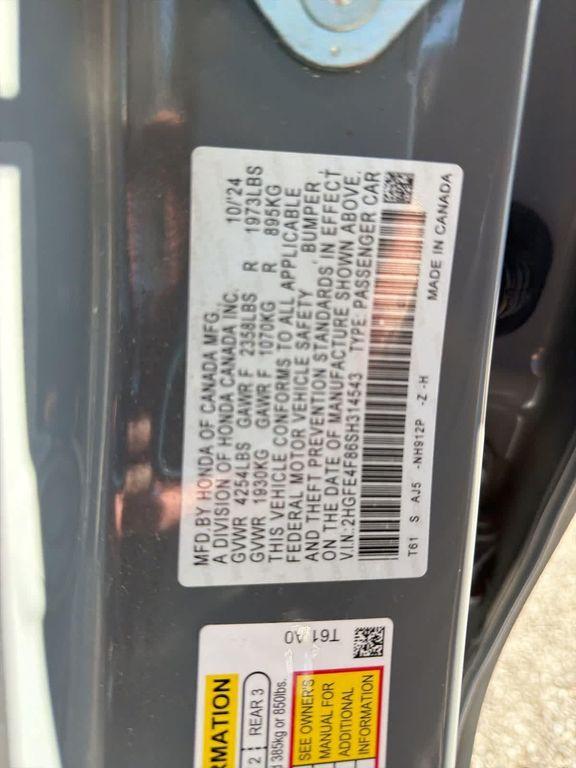 used 2025 Honda Civic Hybrid car, priced at $27,764