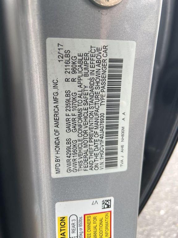 used 2018 Honda Accord car, priced at $18,501