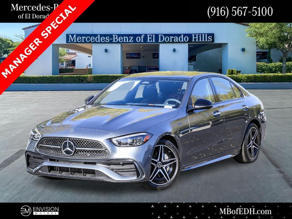 used 2024 Mercedes-Benz C-Class car, priced at $49,995