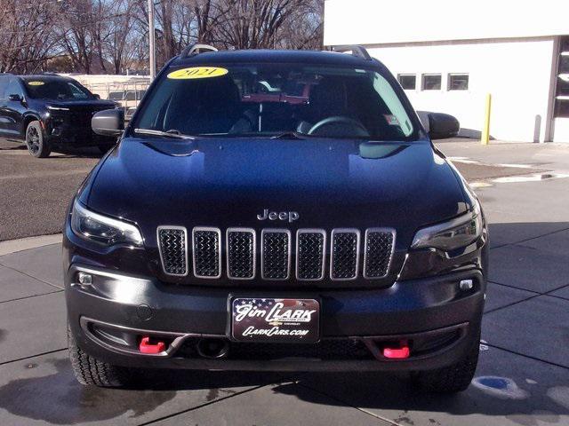 used 2021 Jeep Cherokee car, priced at $24,000