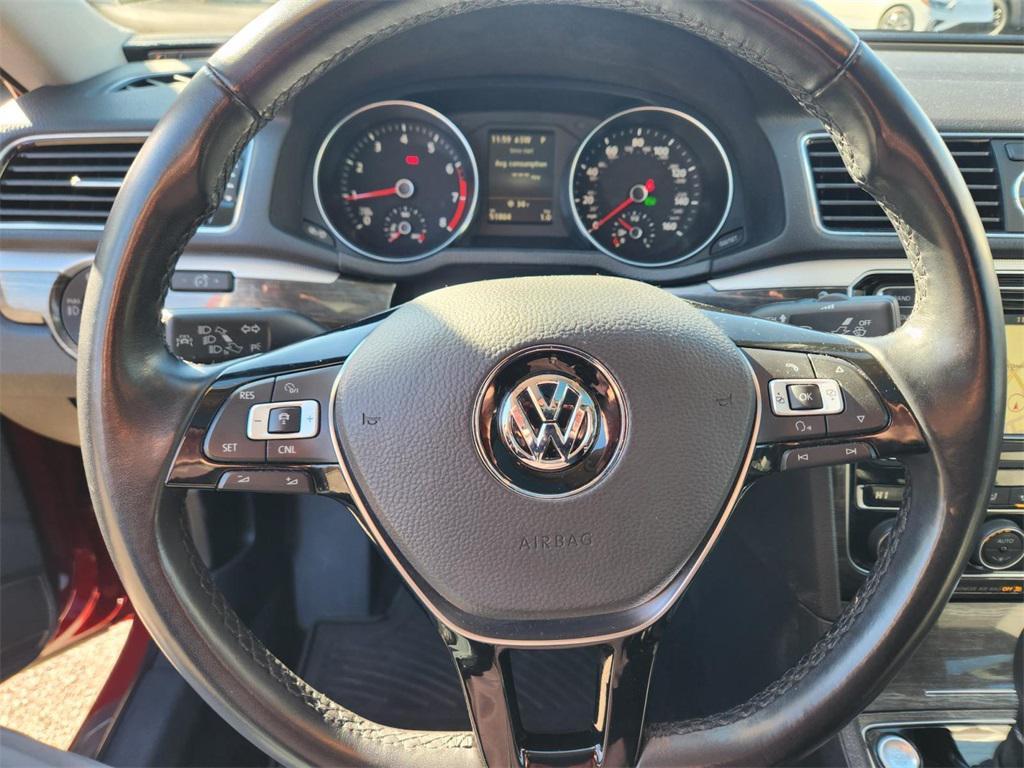 used 2017 Volkswagen Passat car, priced at $15,000