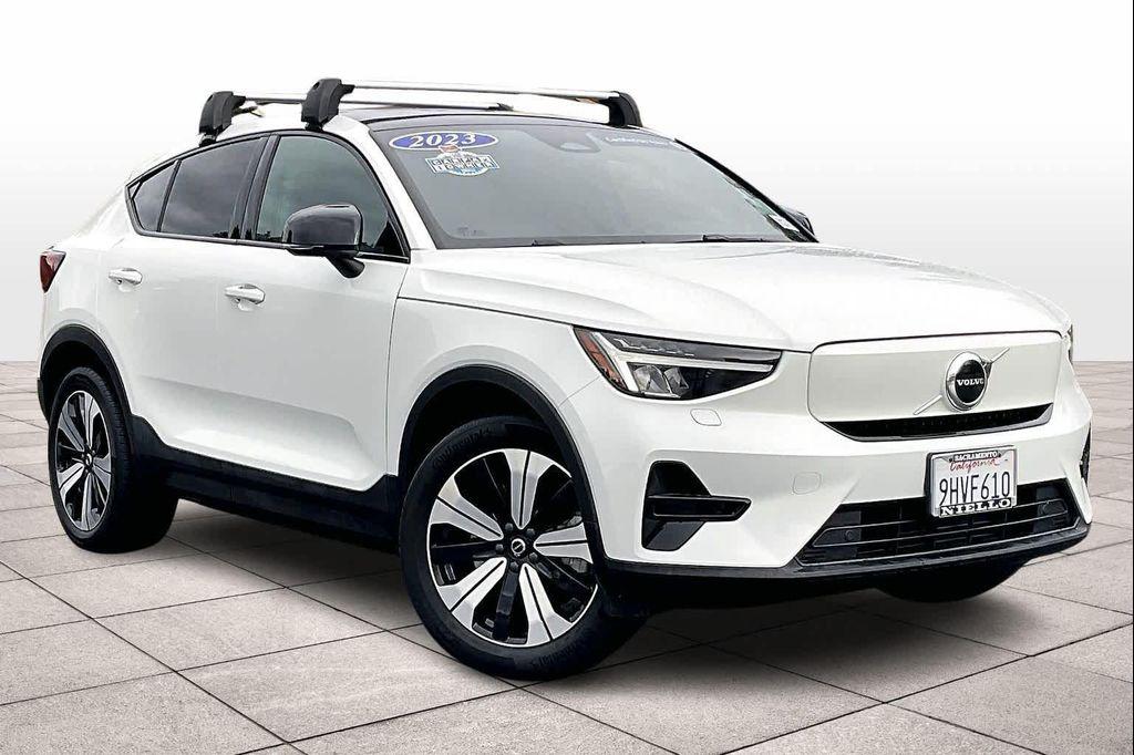 used 2023 Volvo C40 Recharge Pure Electric car, priced at $26,998