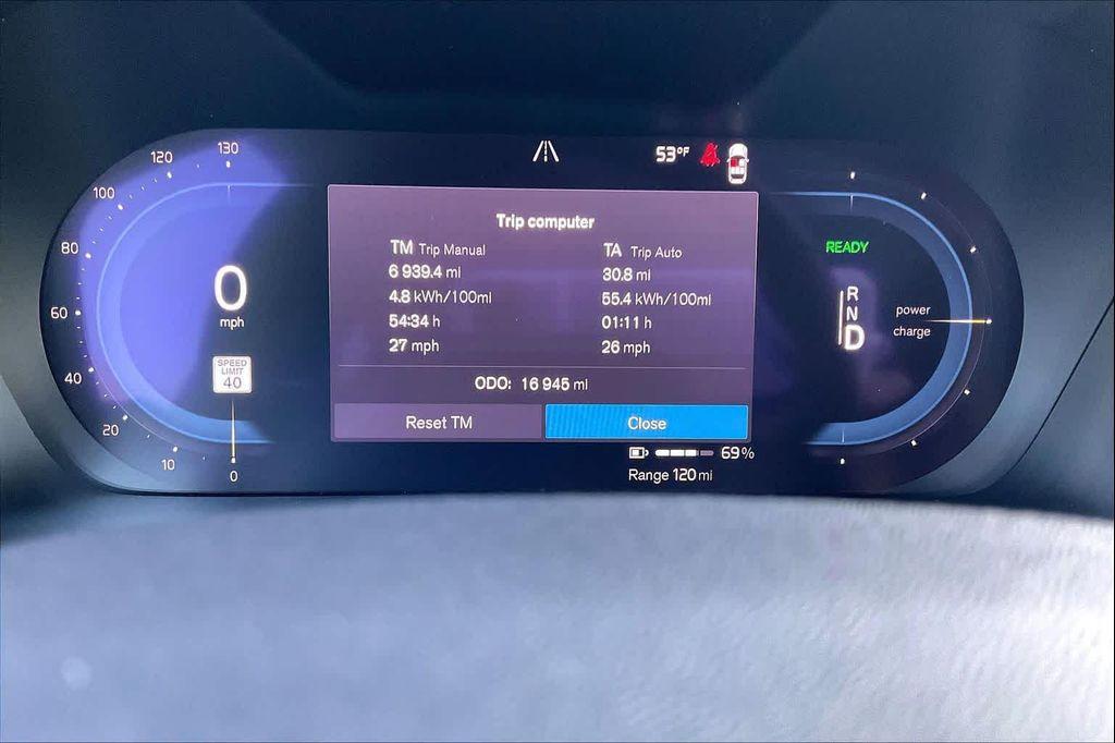 used 2023 Volvo C40 Recharge Pure Electric car, priced at $29,998