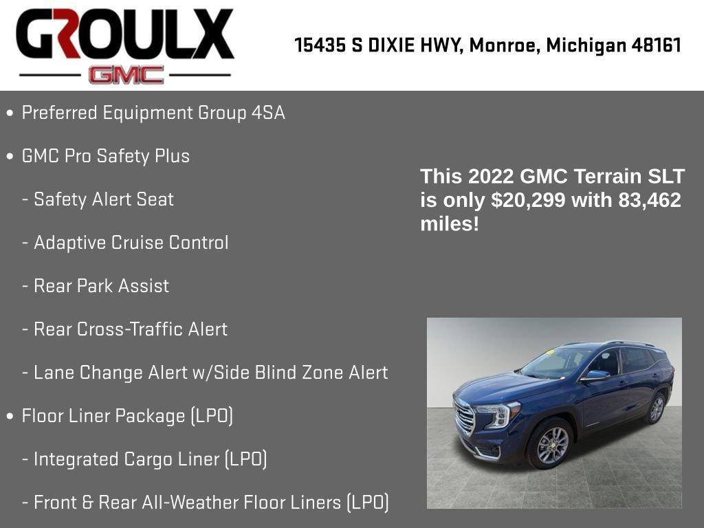 used 2022 GMC Terrain car, priced at $20,299