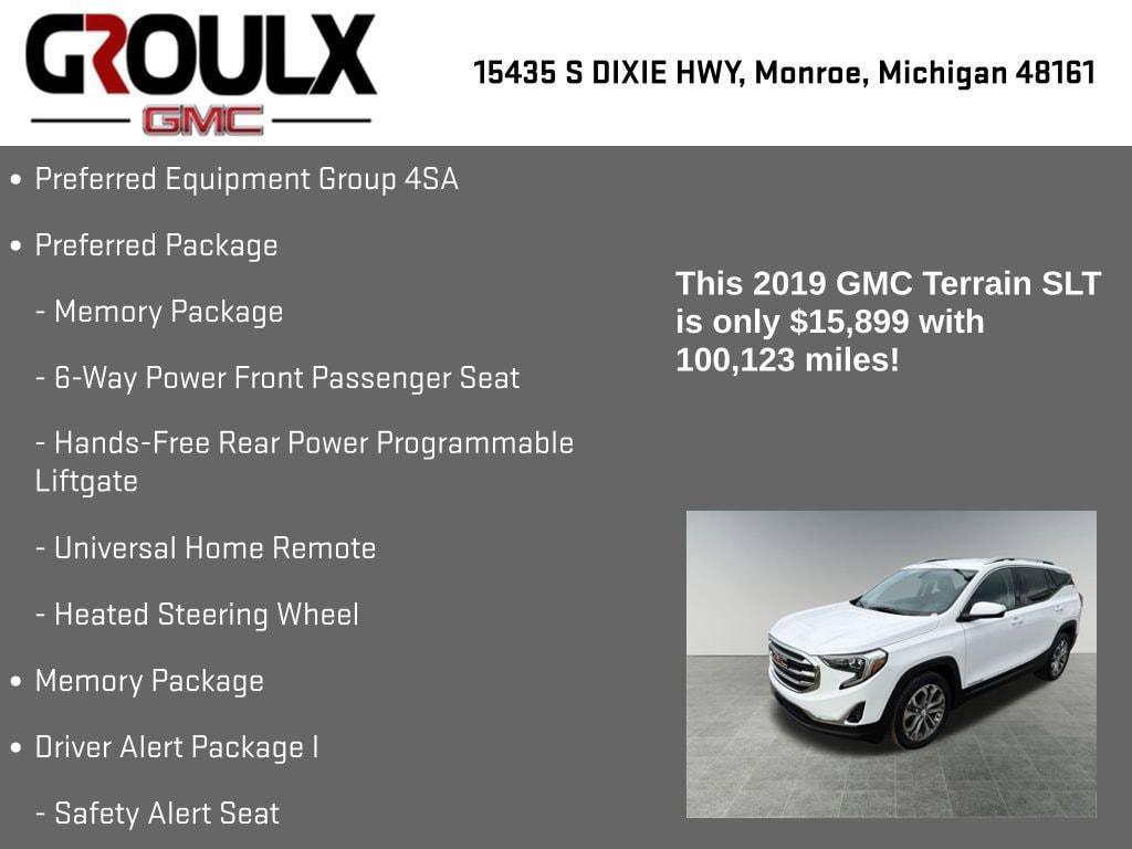 used 2019 GMC Terrain car, priced at $15,899