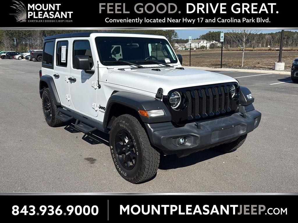 used 2020 Jeep Wrangler Unlimited car, priced at $22,998
