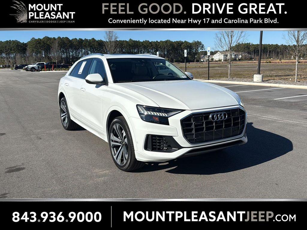 used 2022 Audi Q8 car, priced at $39,950