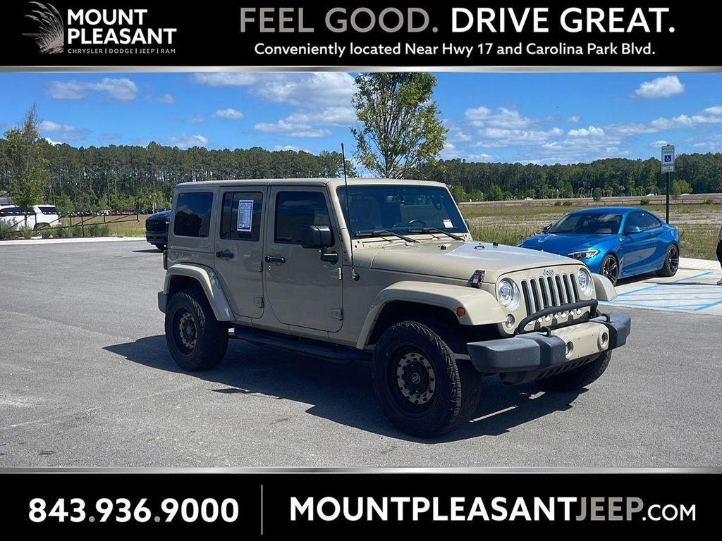 used 2017 Jeep Wrangler Unlimited car, priced at $20,749