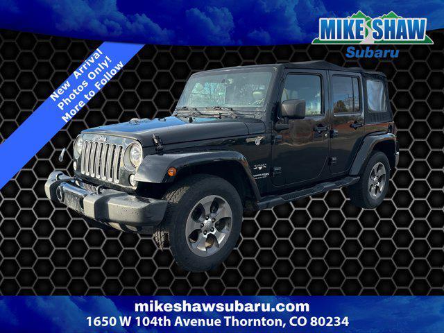 used 2018 Jeep Wrangler JK Unlimited car, priced at $18,584
