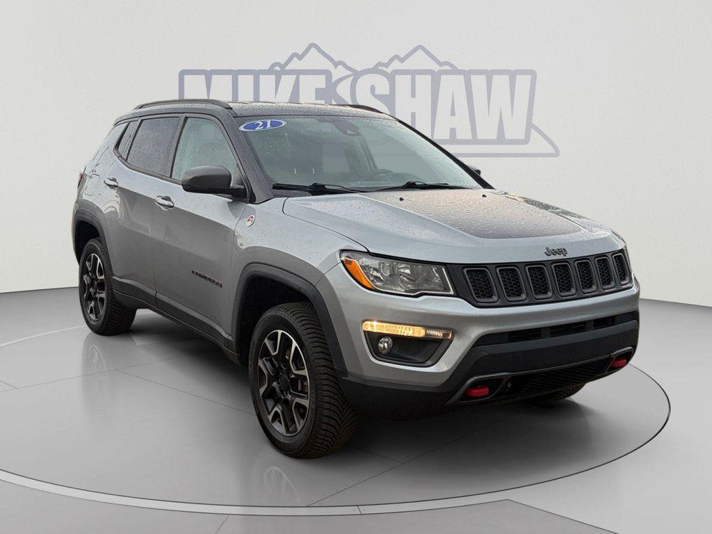 used 2021 Jeep Compass car, priced at $18,157