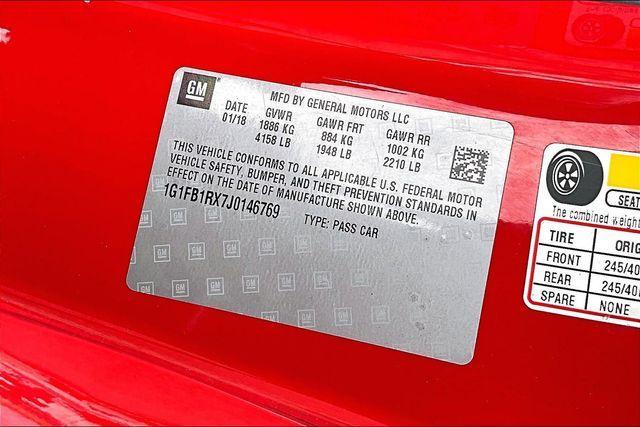 used 2018 Chevrolet Camaro car