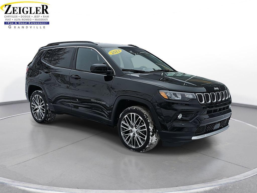 used 2023 Jeep Compass car, priced at $24,300