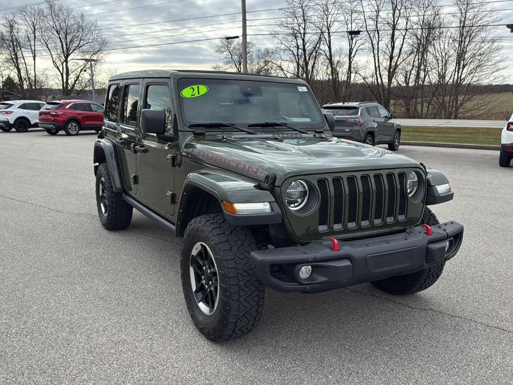 used 2021 Jeep Wrangler Unlimited car, priced at $33,345