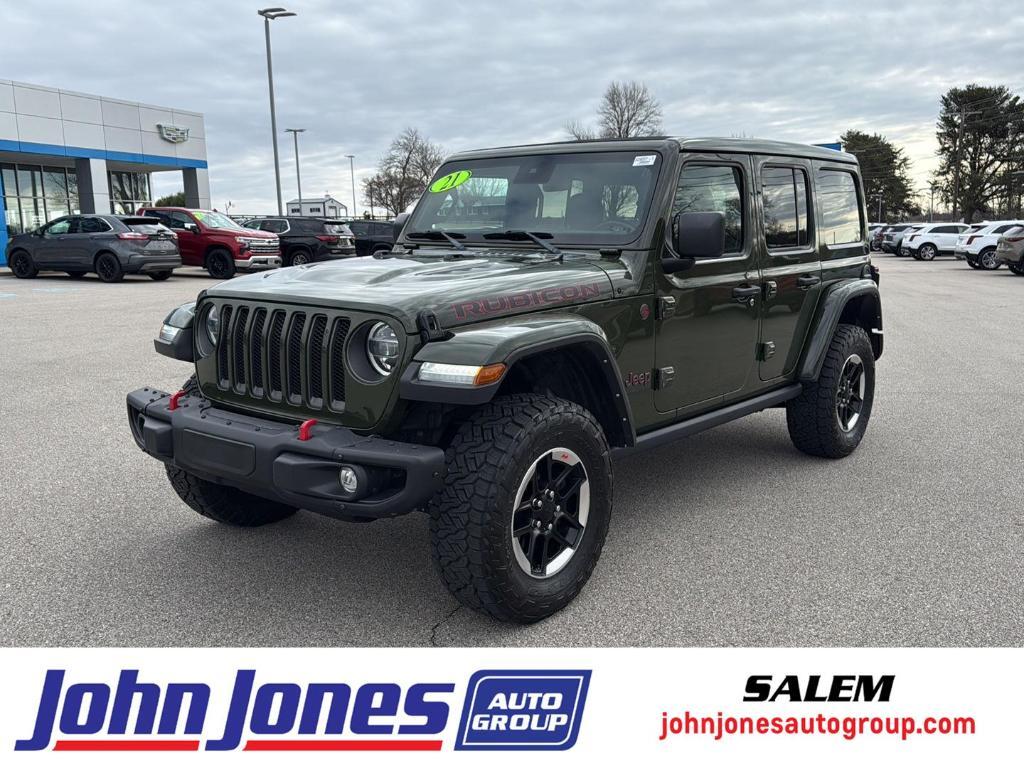 used 2021 Jeep Wrangler Unlimited car, priced at $33,345