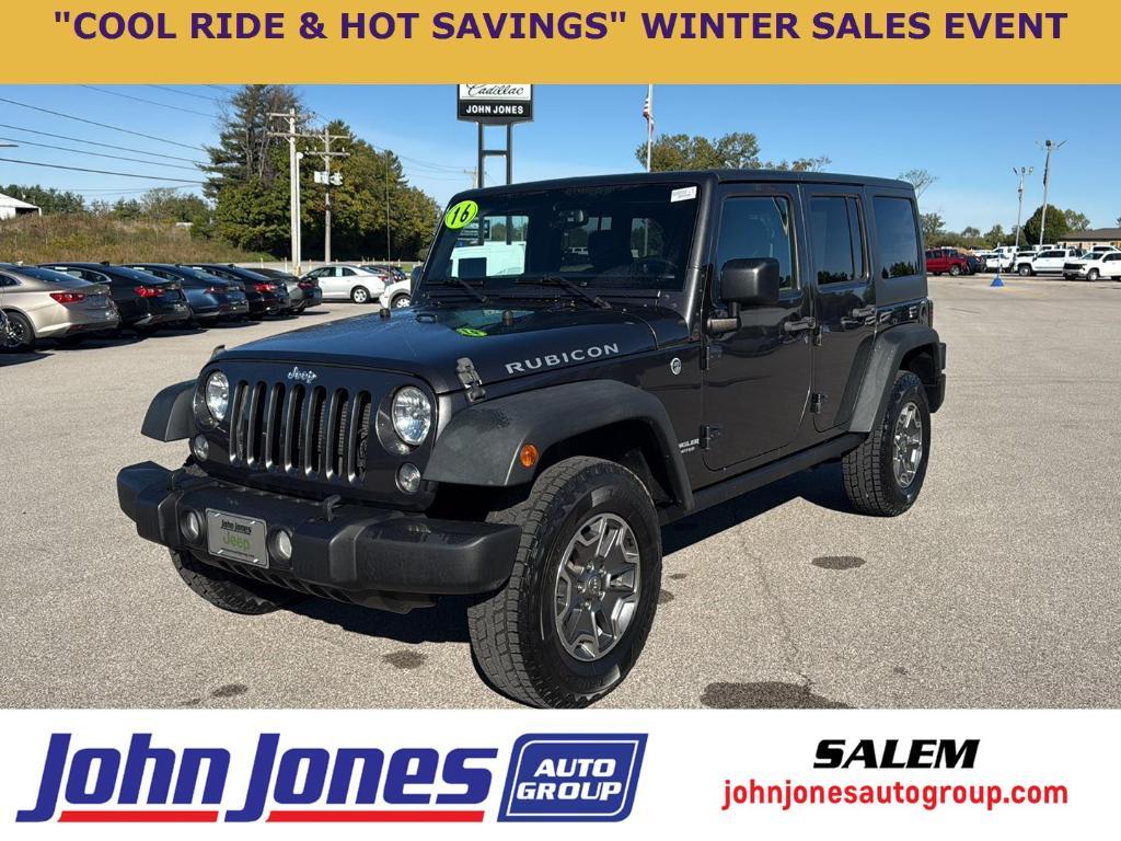 used 2016 Jeep Wrangler Unlimited car, priced at $21,445