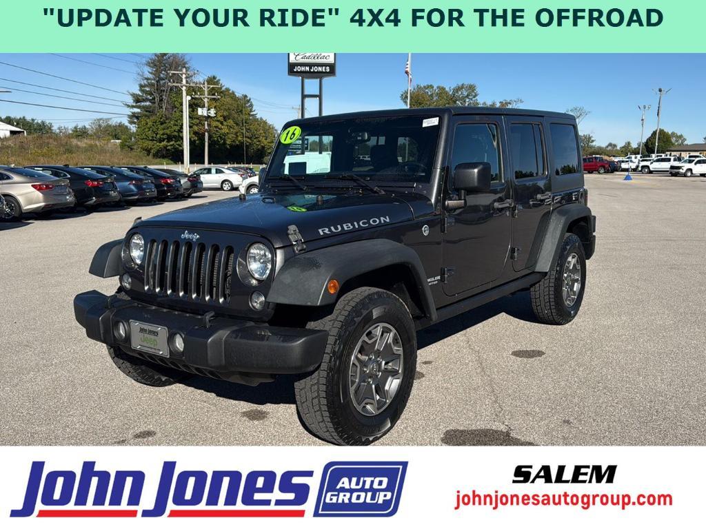 used 2016 Jeep Wrangler Unlimited car, priced at $20,595