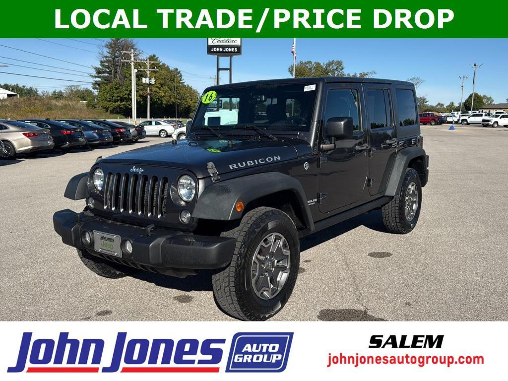 used 2016 Jeep Wrangler Unlimited car, priced at $21,445